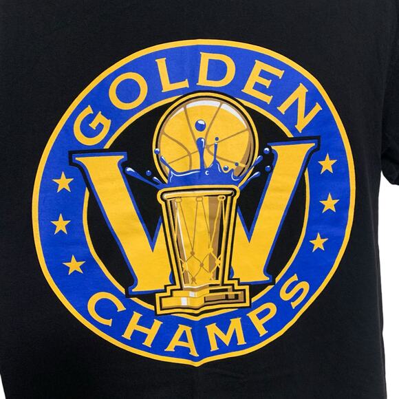 Bay Area Swag Golden State Warriors 'Golden Champs' T-Shirt Mens Size L - Picture 2 of 5